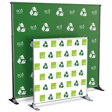 Adjustable Media Banner, 2 × 2 m