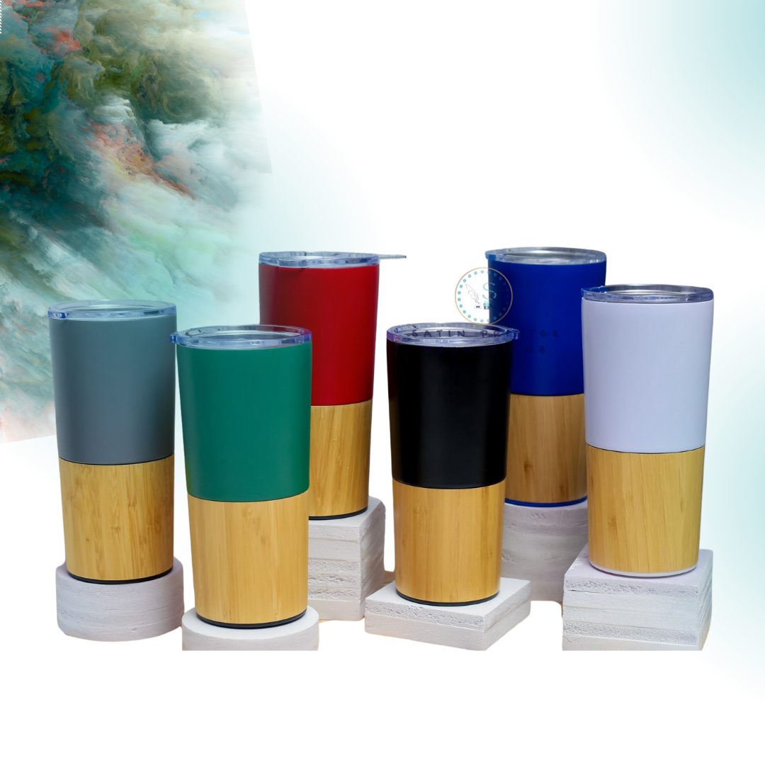 Starbuck Tumbler with Wooden Base
